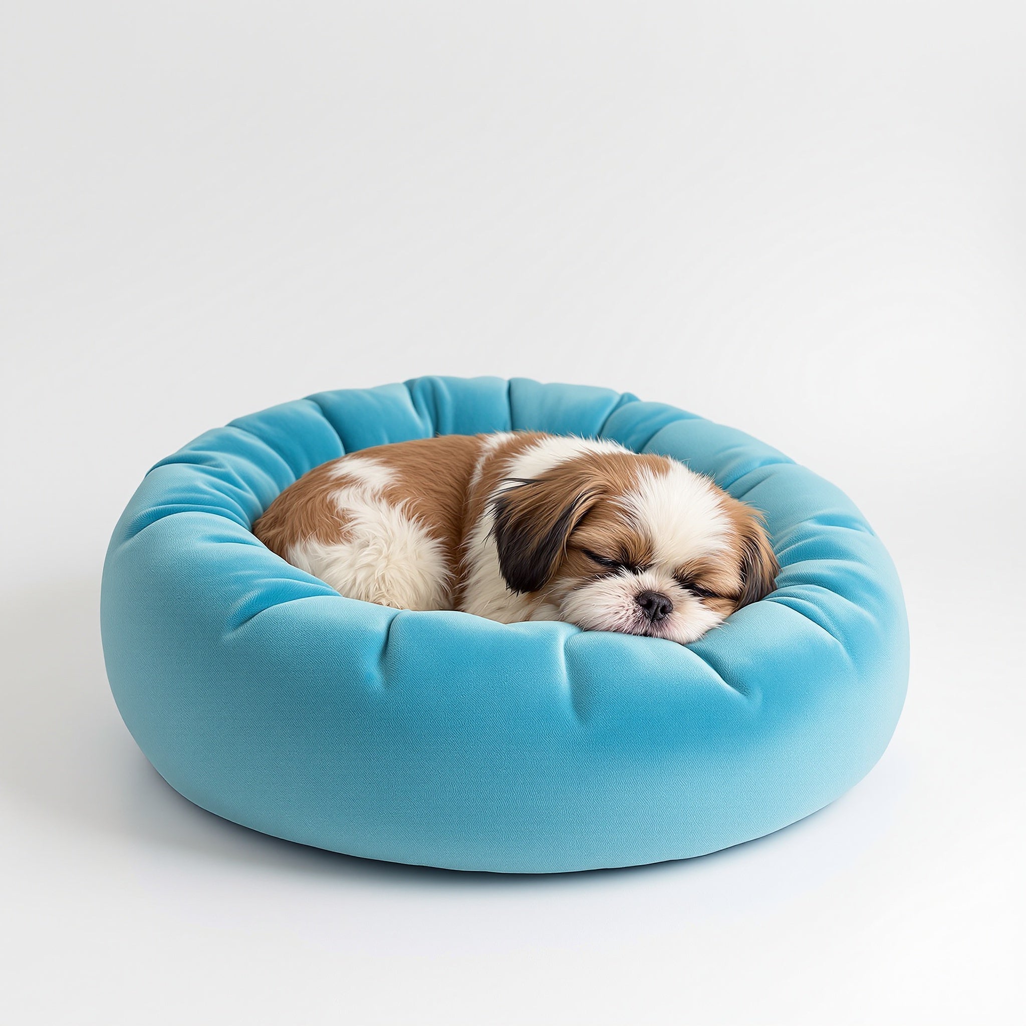 Sofá Calming para Mascotas — producto azul estudio