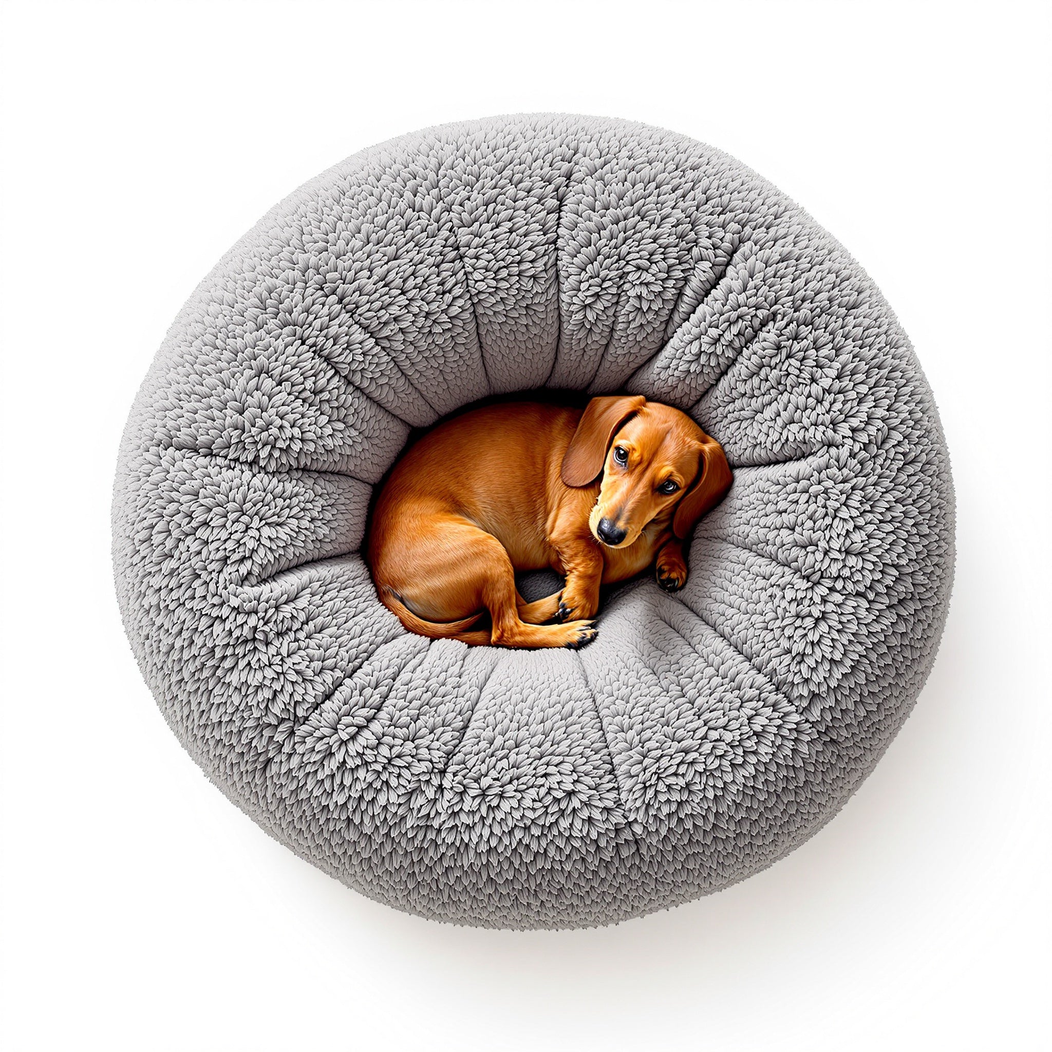 Sofá Calming para Mascotas — topview dachshund
